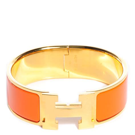 hermes orange bracelet price|orange Hermes clic clac bracelet.